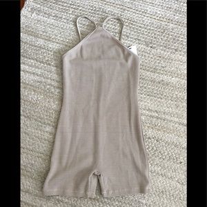 Zara Romper, NWT, ribbed fabric, size M